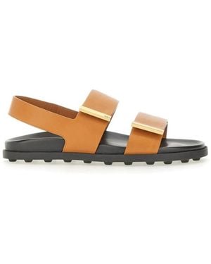 Tod's Flat Sandals - Marron
