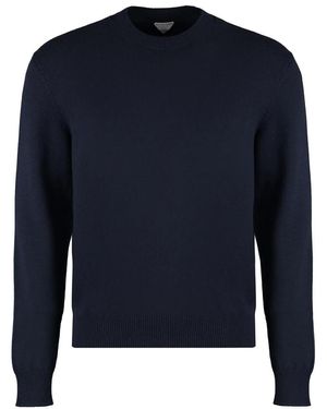 Bottega Veneta Round-Neck Knitwear - Blu