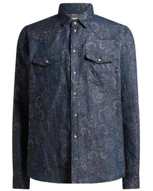 Etro Casual Shirts - Blue