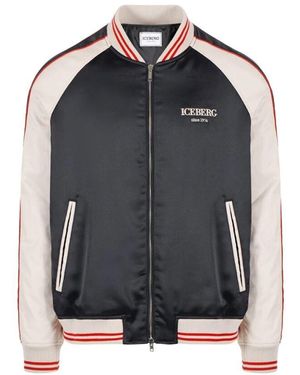 Iceberg Stylische Bomberjacke - Blau