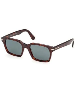 Tom Ford Accessoires ,Bruin ,Hayden-02 Zonnebril