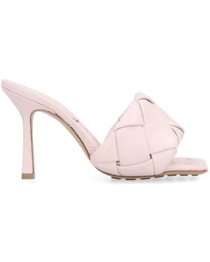 Bottega Veneta Heeled Mules - Rosa