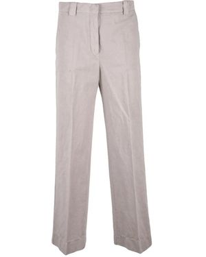 Slowear Broeken ,Katoen Pantalone - Grijs