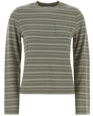 Maison Kitsuné Long Sleeve Tops - Green