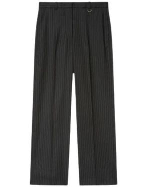 Isabel Marant Broeken ,Zwart ,Wol Wijde Broek