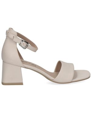 Caprice High Heel Sandals - White