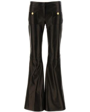 Palm Angels Wide Trousers - Black