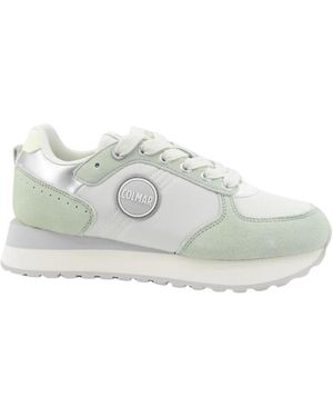 Colmar Schoenen ,Groen ,Leer Sneaker - Grijs