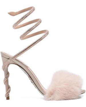 Rene Caovilla High Heel Sandals - Rosa