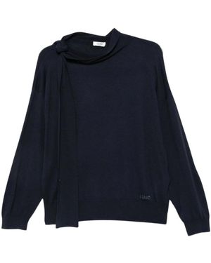 Liu Jo Round-Neck Knitwear - Azul