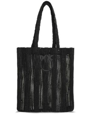 Pinko Tassen ,Zwart ,Easy Tote Bag