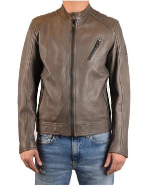 Belstaff Leather Jackets - Brown