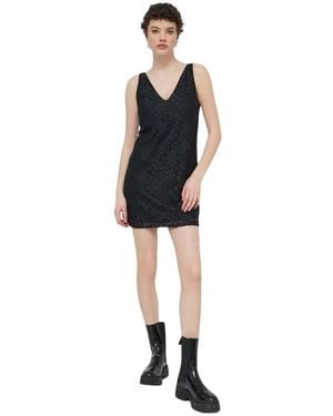Desigual Floral Lace Dress - Zwart