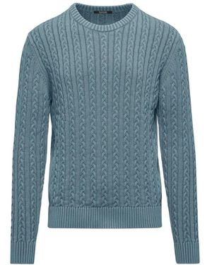 Bomboogie Round-Neck Knitwear - Blu