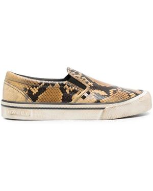 Bally Santa Ana Slip-On Trainers - White