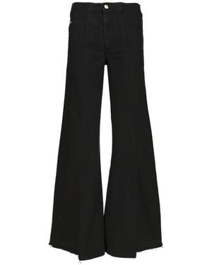 E.L.V. Denim Wide Jeans - Negro