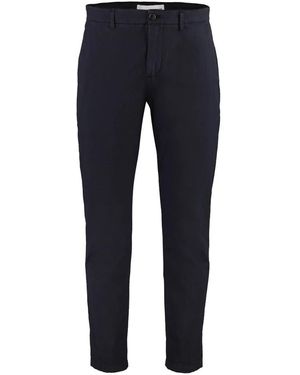 Department 5 Pantaloni chino in cotone elasticizzato - Blu