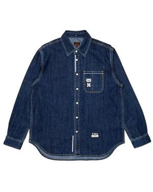 Evisu Denim Jackets - Bleu