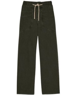Ba&sh Straight Trousers - Green