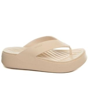 Crocs™ Getaway Platform Flip - Naturel