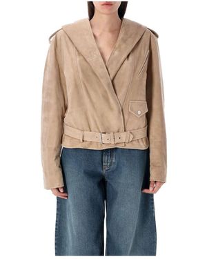 Alaïa Leather Jackets - Azul