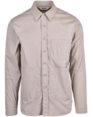 Aspesi Poplin Shirt - Grijs