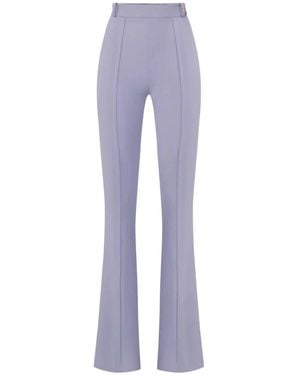 Elisabetta Franchi Wide Trousers - Purple