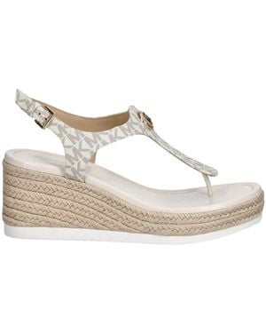 Michael Kors Schoenen ,Jute Val Thong Wedge - Wit