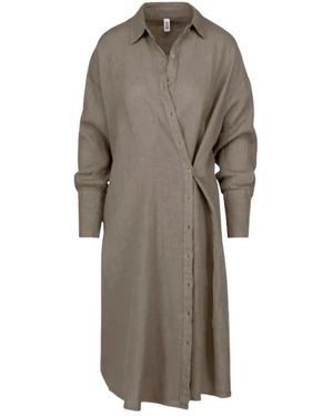 Bomboogie Shirt Dresses - Brown