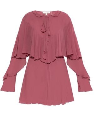 LoveShackFancy Short Dresses - Rosso