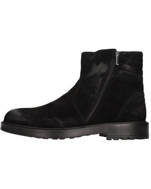 Exton Wildleder-Stiefeletten - Schwarz