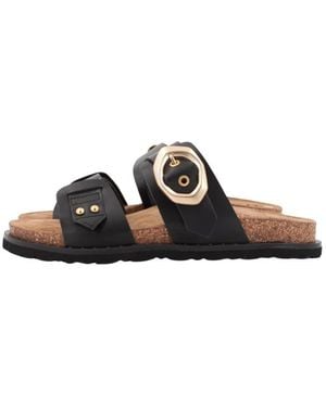 Yokono Flat Sandals - Negro