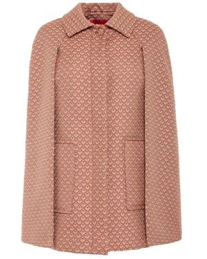 La DoubleJ Jassen ,Roze ,Wol Milano Mini Cape