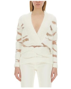 Tom Ford Truien & Vesten ,V-Hals Truien - Wit