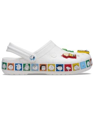 Crocs™ Schoenen ,Wit ,Special Limited Edition Peanuts Crocband Clog - Blauw