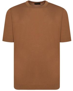 Dell'Oglio T-Shirts - Brown