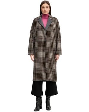 Joseph Ribkoff Single-Breasted Coats - Marrone