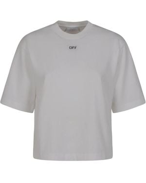 Off-White c/o Virgil Abloh T-Shirts - Grijs