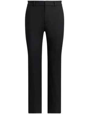 Ralph Lauren Broeken ,Zwart ,Katoen Woven Cigarette Pants