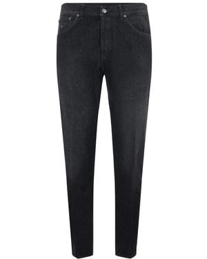Dondup Jeans ,Zwart ,Katoen Dian Jeans - Blauw