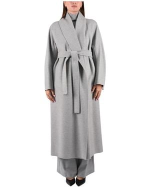 Max Mara Belted Coats - Gris
