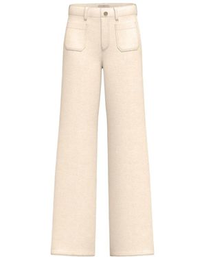 Marella Wide Trousers - Natural