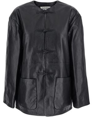 Rohe Leather Jackets - Zwart