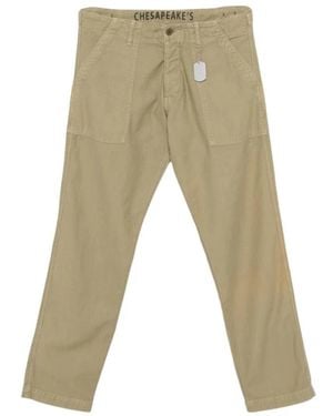 chesapeake's Straight Trousers - Green