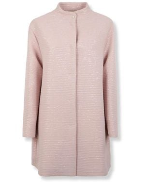 Herno Single-Breasted Coats - Pink