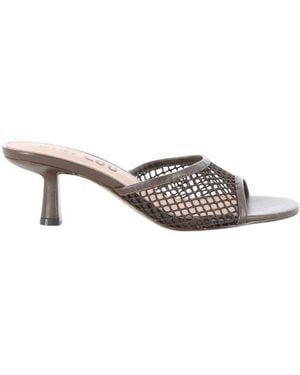 Bibi Lou Heeled Mules - Gris
