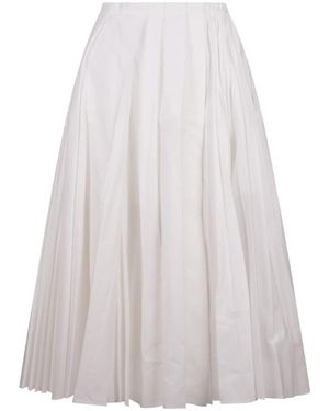 Jil Sander Midi Skirts - Bianco