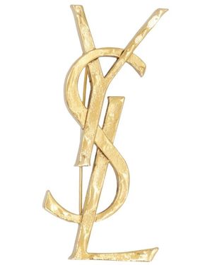 Saint Laurent Bijoux Broche - Metallic