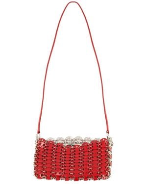Rabanne Flip Nano Bag - Rot