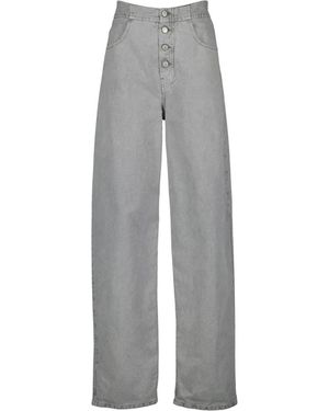 MM6 by Maison Margiela Loose-Fit Jeans - Grey